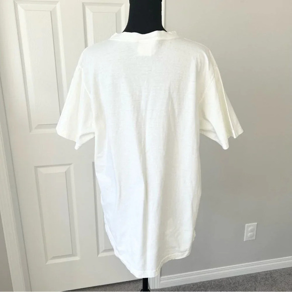 Vintage Northern Reflections White Cotton  Floral Embroidery Short Sleeves - Picture 3 of 13